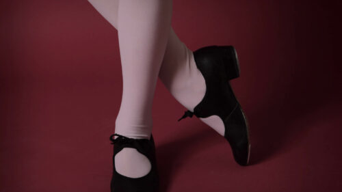 Someone marrying tap shoes
