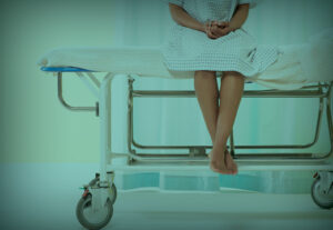 A person ready for healthcare.