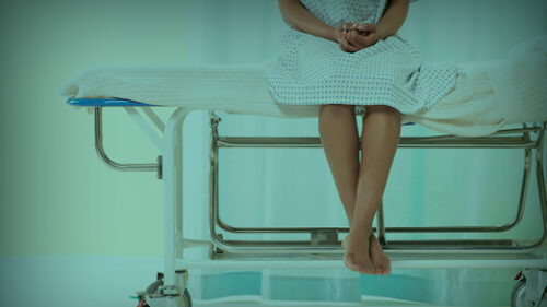 A person ready for healthcare.