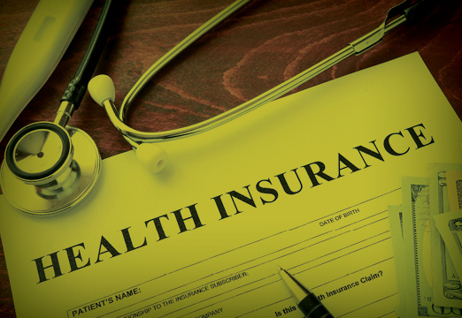 A health insurance document