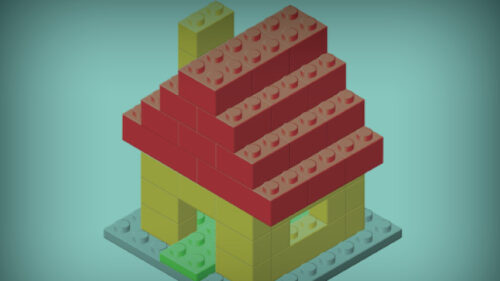Building a lego house shop