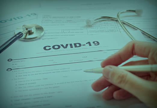 COVID-19 health insurance form