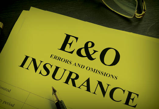 errors and omissions insurance paperwork
