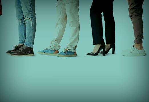 employees standing in line