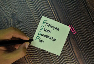 ESOP on a yellow post-it note