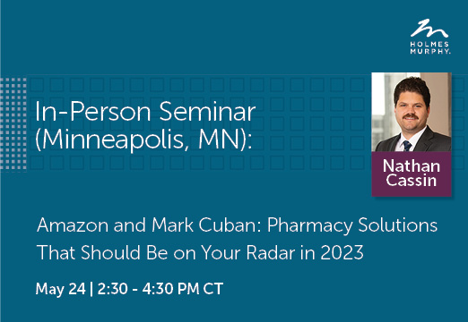White text on a blue background promoting an in-person event in Minneapolis, MN