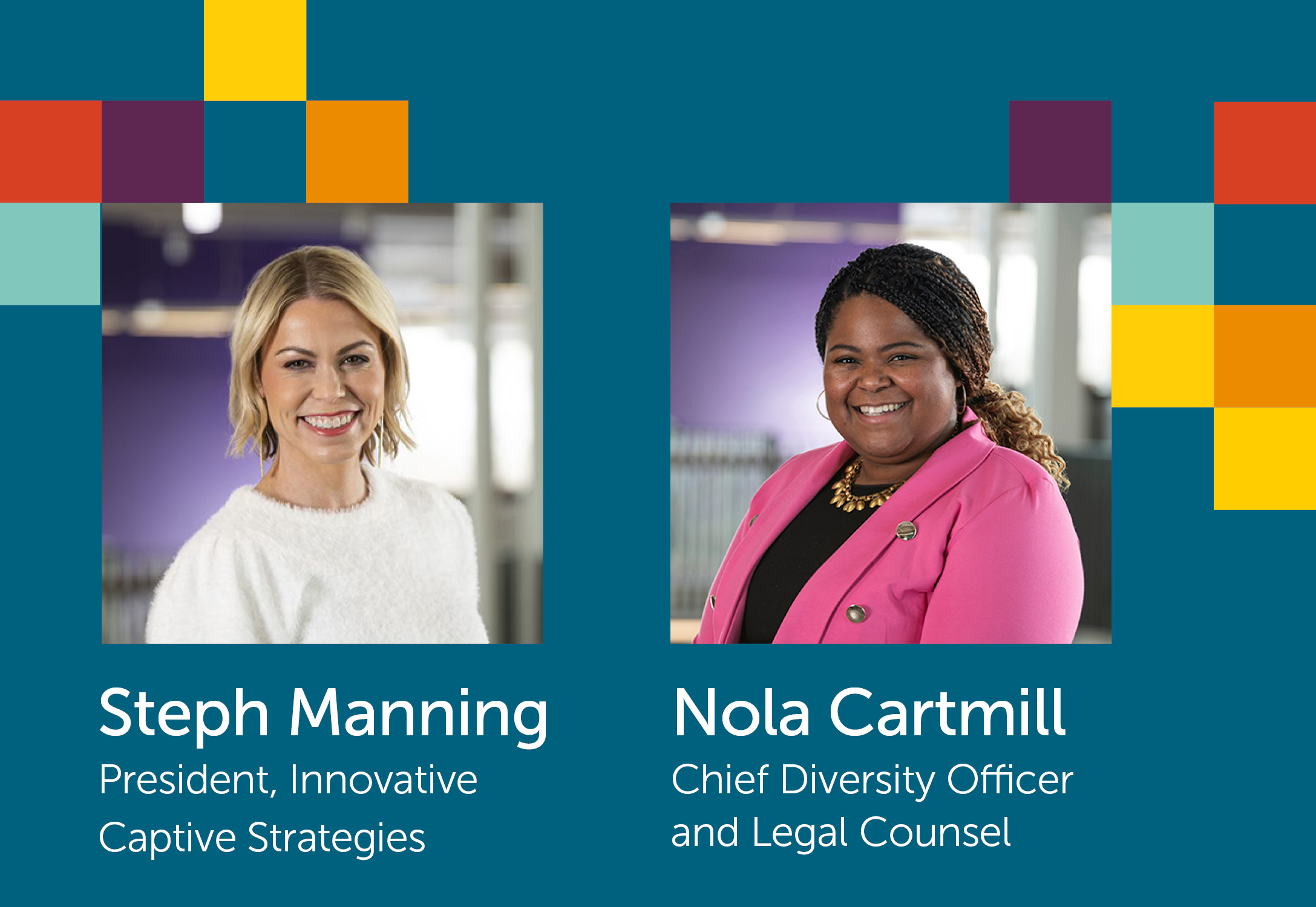 Stephani Manning and Nola Cartmill