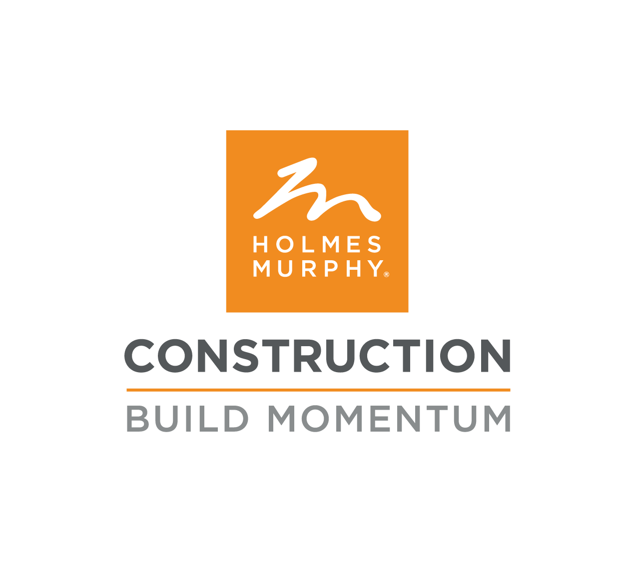 Holmes Murphy Construction Logo Vertical