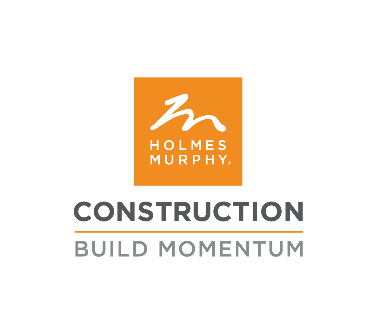 Holmes Murphy Construction Logo Vertical