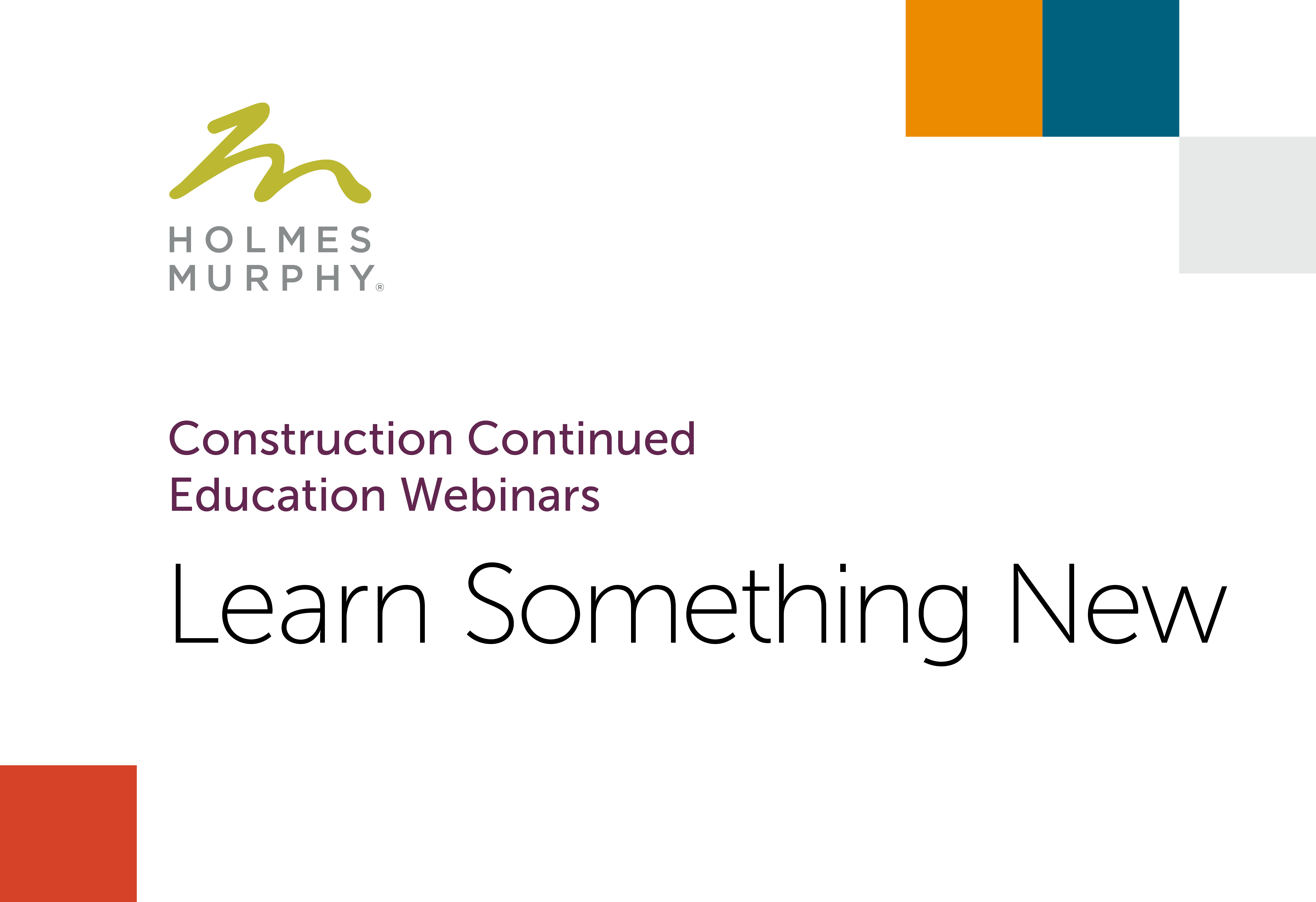 Continued Education Webinars