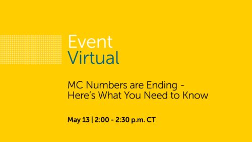 MC Numbers are Ending Here's What You Need to Know event on Tuesday, May 13 at 2 p.m.