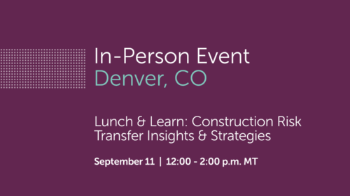 Construction Lunch & Learn