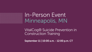 Suicide Prevention Construction Training