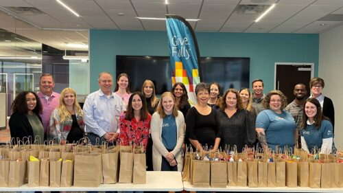 Dallas office volunteering