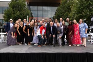Holmes Murphy University Class of 2025 takes a group photo at the graduation ceremony