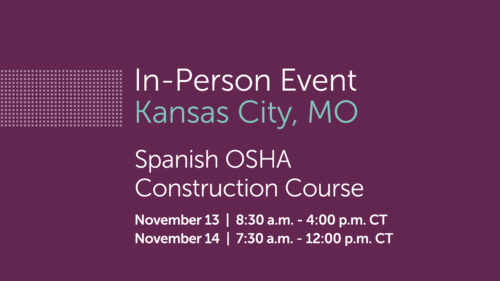 Spanish OSHA Construction Event