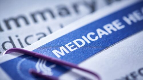 close up image of medicare card