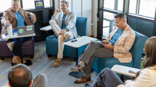 Holmes Murphy Sioux Falls employees gather for brainstorm